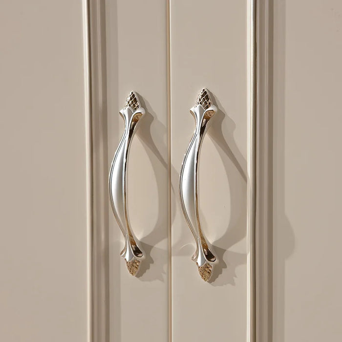 Bedroom European-style furniture luxury carved French 2.2m adult solid wood storage four-door wardrobe