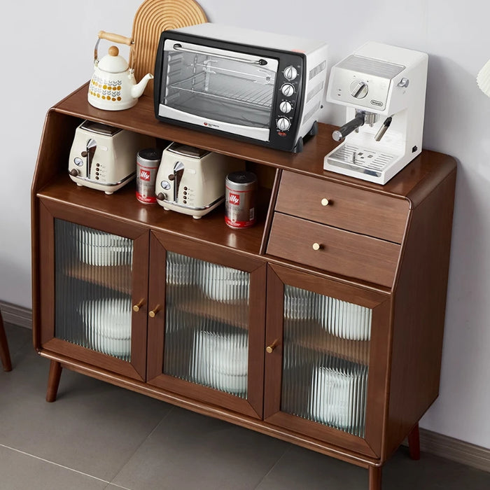 Luxury Coffee Sideboards Space Saving Storage Wood Kitchen Cabinets Sideboards Display Armario De Cocina Home Furniture MR50CJ