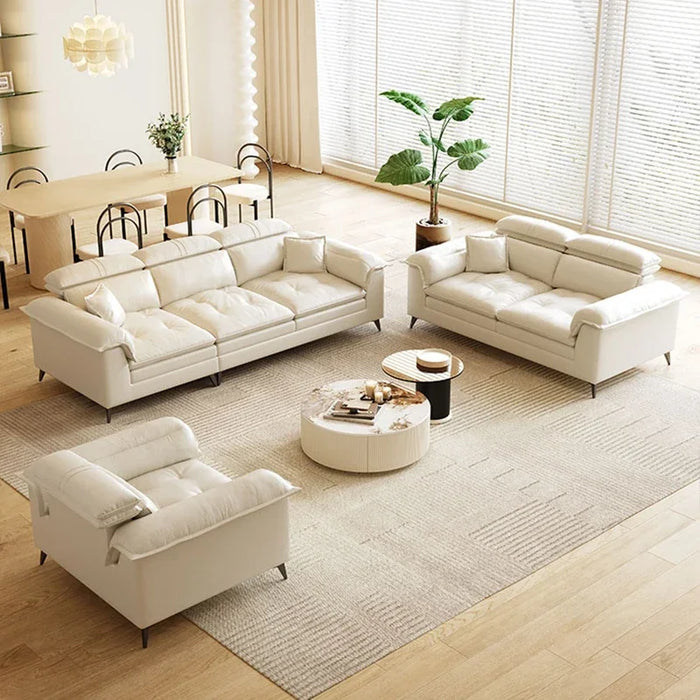 Leather Sofas Living Room Cloud Modern Luxury Bed Salon Sleeper Living Room Sofa Sectional Articulos Para El Hogar Furniture