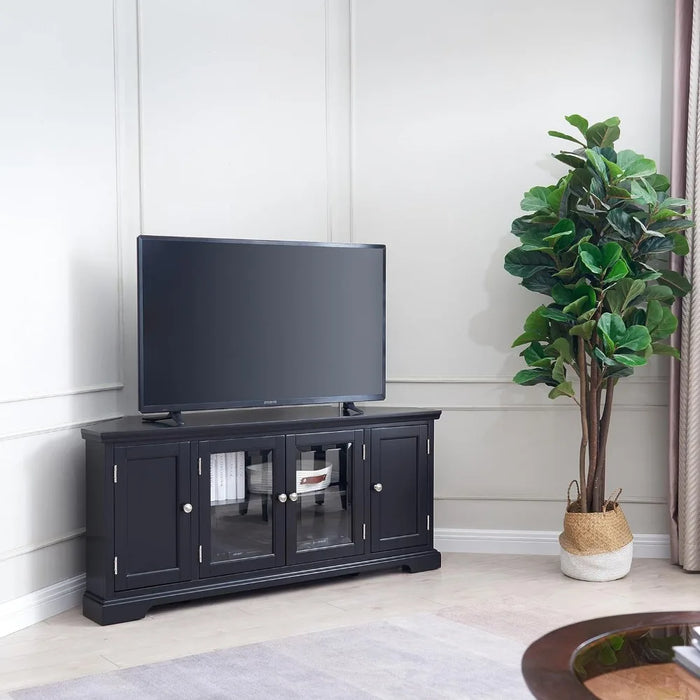 Leick Home Riley Holliday Corner 65" TV's, 56", Black