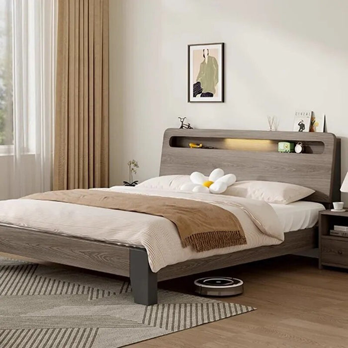 Wooden Bedroom Bed Frame Luxury Double Children King Size Bed Storage Multifunctional Beauty Sleeping Muebles Modern Furniture