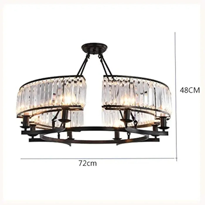 Modern Elegant Round Chandelier Ceiling Light Crystal Droplets Simply Stunning Effect crystal chandelier