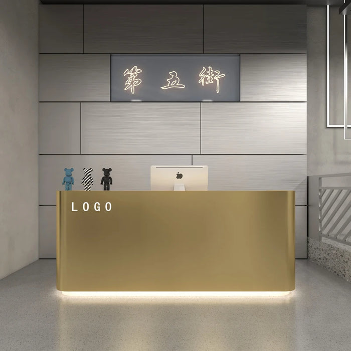 Cafe Shop Reception Counter Cashier Restaurant Grocery Checkout Counter Store Office Table Desk Rezeption Furniture Office
