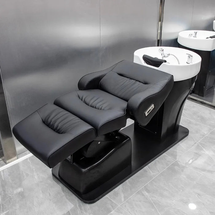 Beauty Salon Shampoo Chair Up Down Control Head Spa Bed Shampoo Chair Stylist Luxury Electronic Massage Relaxing Stoelen Chairs