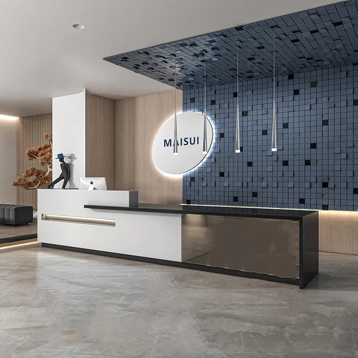 Cash Reception Desks Bar Beauty Salon Hotel Coffee Shop Cashier Counter Luxury Salon Comptoir De Caisse Boutique Shop Furniture