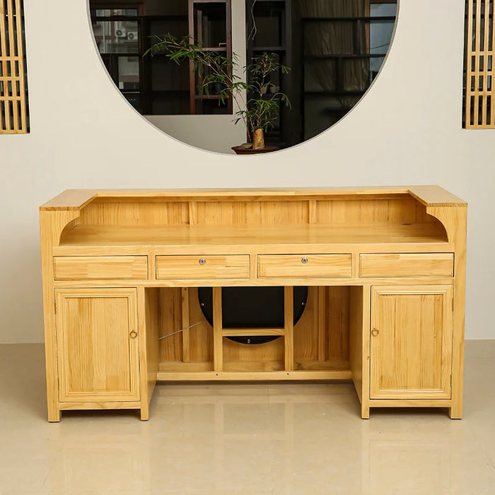 Unique Business Reception Desk Executive Office Aesthetic Writing Reception Counter Beauty Bureau Meuble Office Furniture LJ50RT