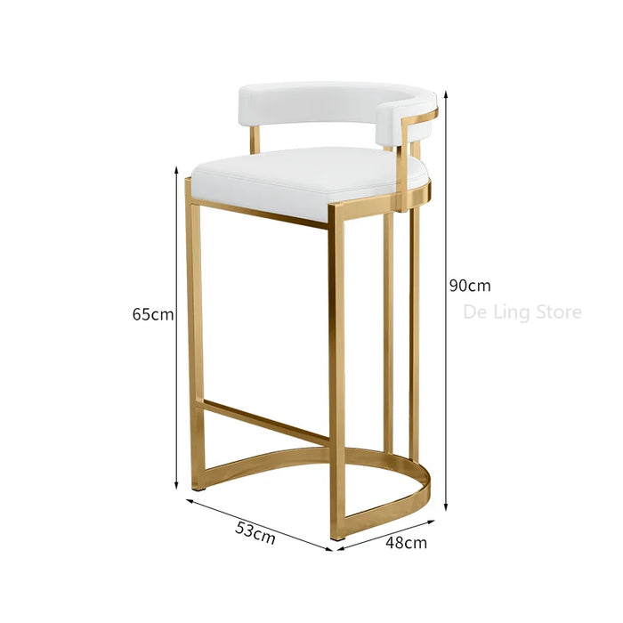 Bedroom Gaming Chair Dining Room Salon White Chair Luxury Floor Dinning Leather Muebles Para El Hogar Kitchen Furniture DC012