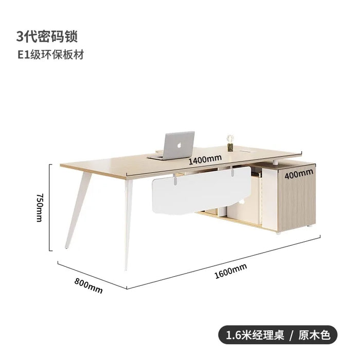 Executive Storage Study Desk Writing Lap Setup Modern Office Desks Folding Student Escritorio Con Cajones Office Desk Furniture