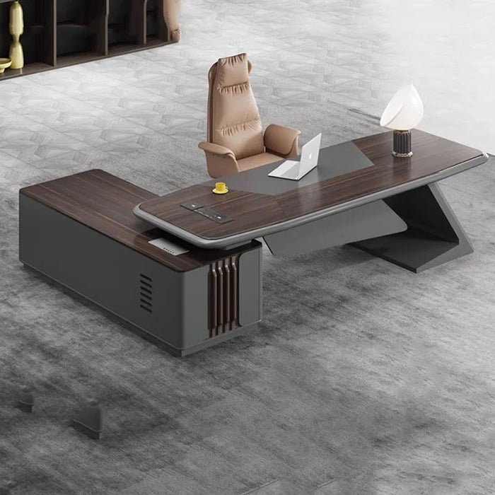 Monitor Reception Office Desk Standing Organizers L Shaped Corner Computer Desks Executive Supplies Mesa Escritorio Furniture