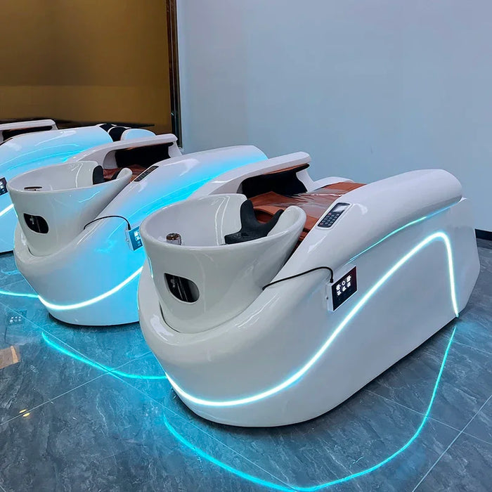 Hair Washing Chair Intelligent Professional Hairdressing Shampoo Bed Cosmetic Beauty Silla Peluqueria Hairsalon Furniture CY50XT