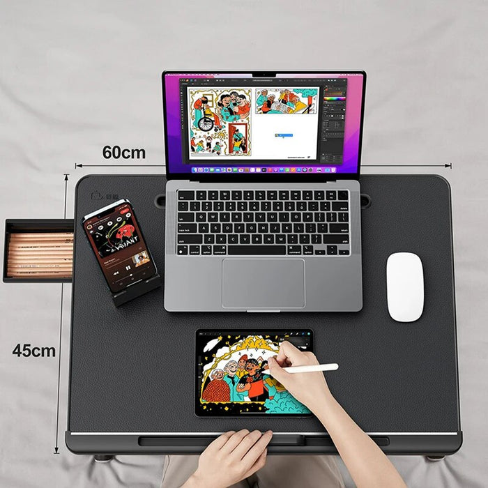 Black Adjustable Desk Computer Drawing Ergonomic Modern Desk Study Portable Mesa Escritorio De Estudio Library Furniture