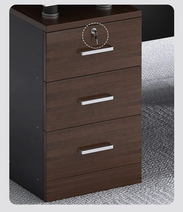 Home Office Computer Writing Desk PC Table With Drawers Study Desk