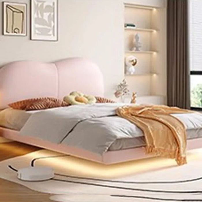 Yellow Glamorous Double Bed Velvet Kawaii Floating Modern Smart Twin Bed Frame Full Size Sleeping Litera Luxury Bedroom Set