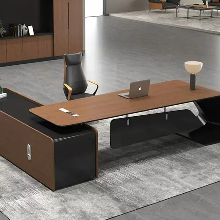 Laptop Stand Writing Desk Luxury Executive Coffee Office Desks Workstation Organizer Scrivania Ufficio Lavoro Wood Furniture