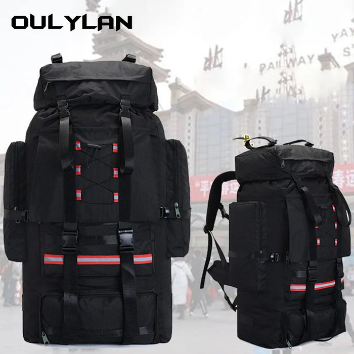 130L Extra Large Backpack Super Capacity Luggage Outdoor Travel Bag Tent Camping Rescue  Backpack for men and women