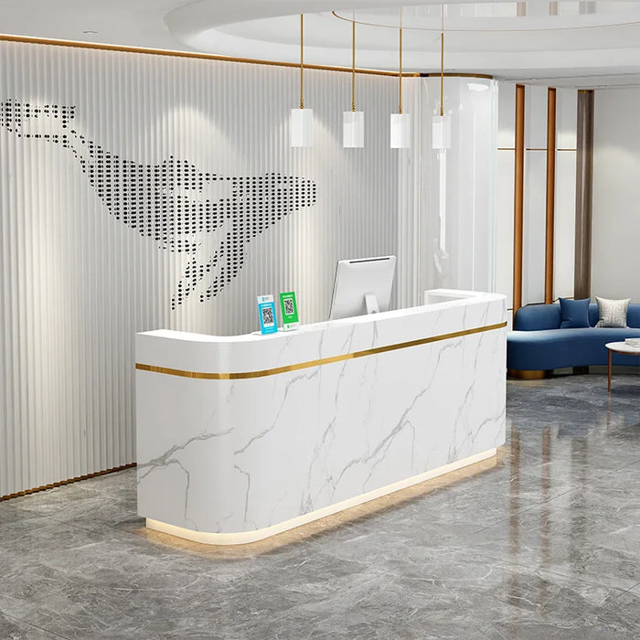 Modern Office Restaurant Tables Front Desk Lectern Pulpit Checkout Hair Salon Shop Counter Bar Podium Stand Bureau Furniture