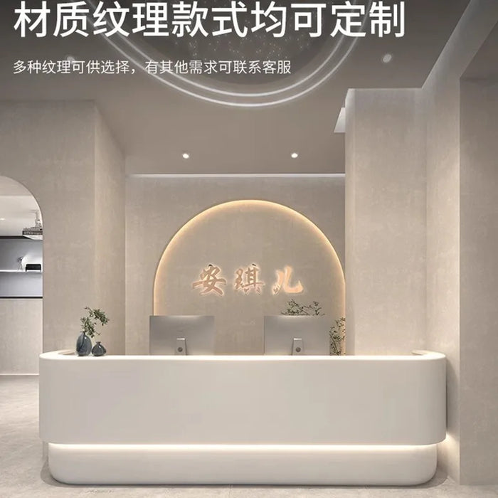 Bar Office Reception Desks Register Front Luxury Salon Checkout Counter Reception Desks Beauty Mesa Escritorio Modern Furniture