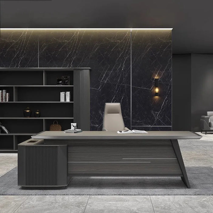 Mesa Modern Desk Executive Adjustable Executive Reception Standing Office Luxury Corner Escritorio Con Cajones Furniture DWH