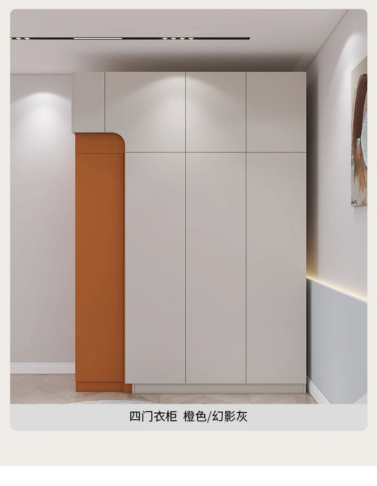 Modern simple and luxurious corner computer desk desk integrated wardrobe home bedroom bookshelf learning desk