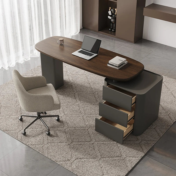 Modern Simple Desk Tables Drawers Wood Ideas Elegant Aesthetic Bedroom Office Desk Executive Mesa Escritorio House Furniture