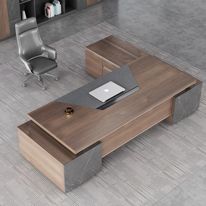 Modern Furniture Manager Desk Workstation Luxury Wooden Executive Office Desk Office Table Hot Sale
