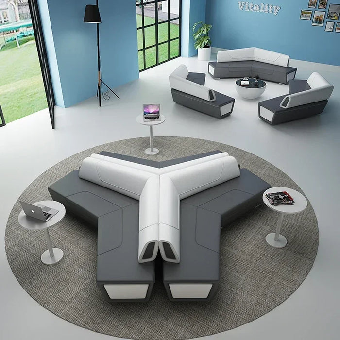 Modern Living Room Sofas Comfortable Creative Design Apartment Floor Couch Bar Bean Bag Curved Muebles Hogar Home Furniture