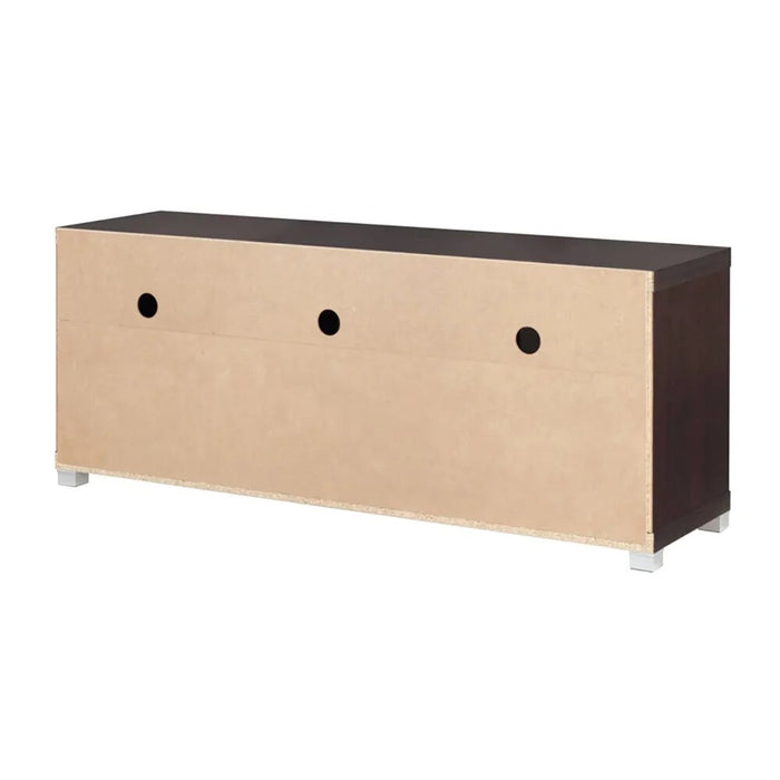 58" Durbin TV Stand for TVs Up To 75", Espresso,TV Cabinet, Furniture, Indoor Home, Light Luxury Modern, Bedroom, Living Room