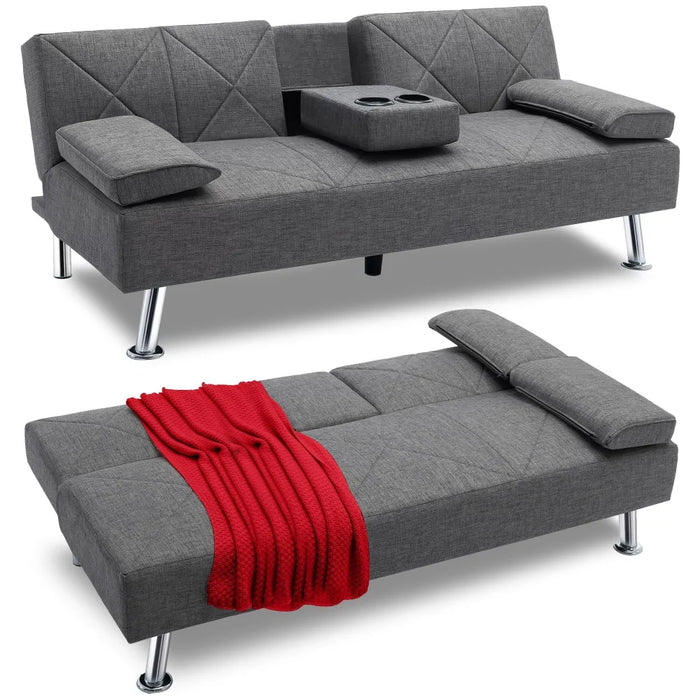 2023 New Modern Convertible Folding Futon Sofa for Living Room