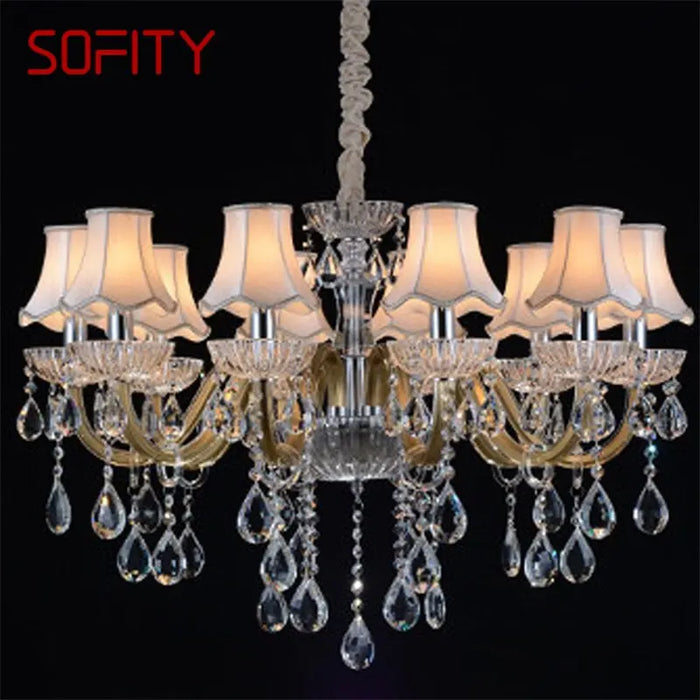SOFITY European Style Chandelier Lamp LED Pendant Lighting Luxury Decorative Fixtures for Home Hall