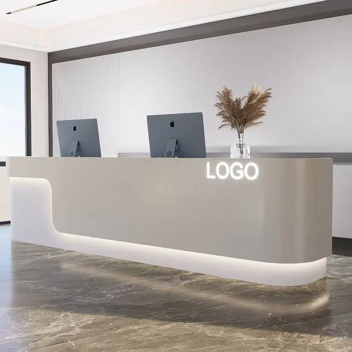 Shop Office Reception Desk Beauty Salon Cash Modern Information Nail Standing Reception Desk Supermarket Recepcja Bar Furniture