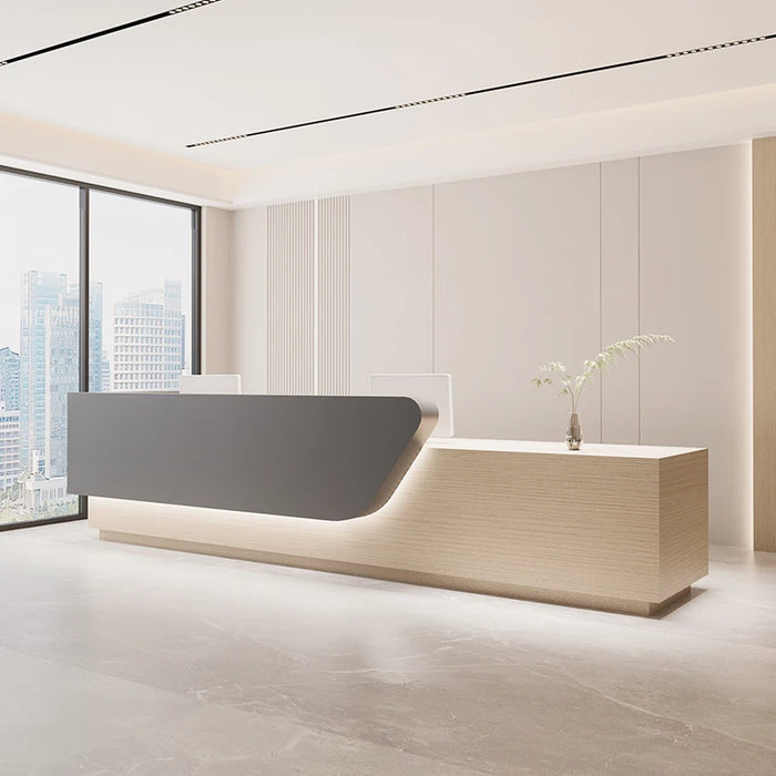 Writing Computer Reception Desk Vanity Service Desktop Console Reception Desk Cashiers Scrivania Reseption Modern Furniture