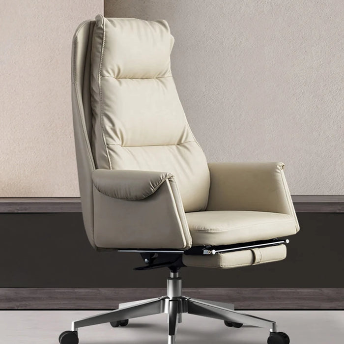 Leather Office Ergonomic Chair Swivel Accent Reading Mobile Modern Luxury Chair Rolling Nordic Meubles De Salon Office Furniture