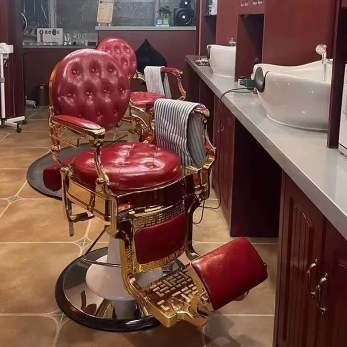 Luxury Makeup Swivel Chair Barbershop Tattoo Beauty Salon Chair Recliner Ergonomic Silla Giratoria Tattoo Furniture LJ50BC