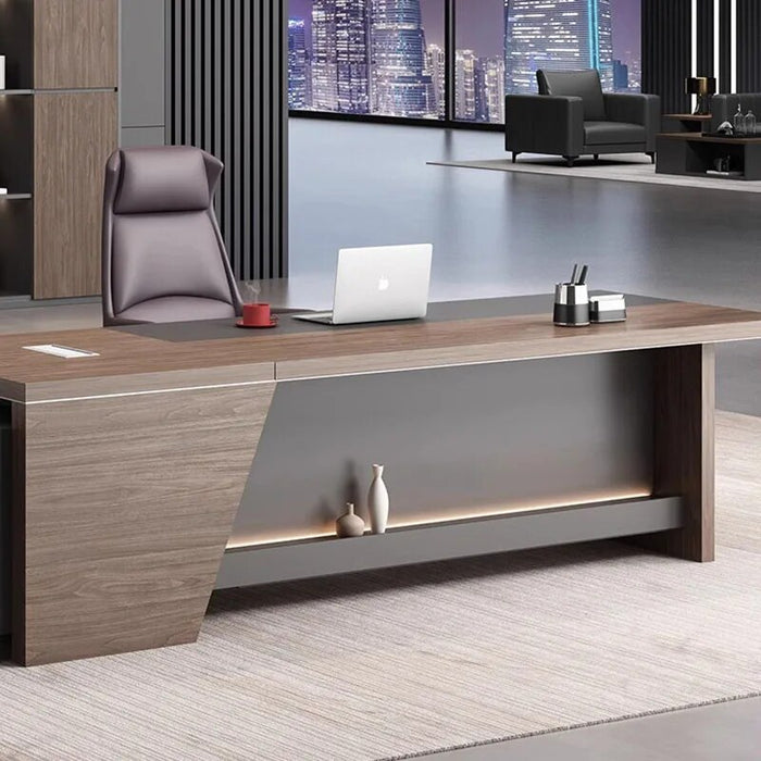Executive Luxury Office Desk Boss Standing Modern Reception Table Conference Mesa Mesas De Computador Work Desk Furniture DWH