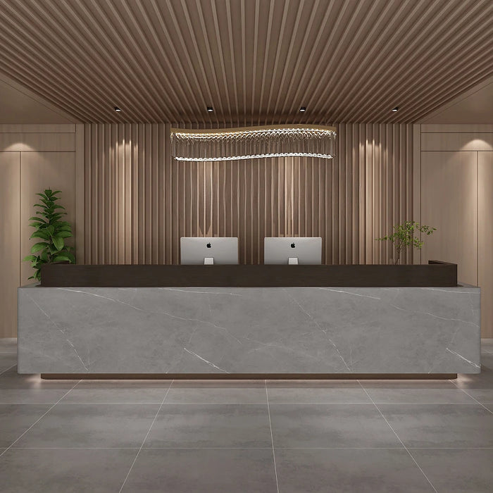 Computer Gaming Reception Desk Executive Luxury Office Storage Reception Desk Desktop Scrivania Reseption Modern Furniture