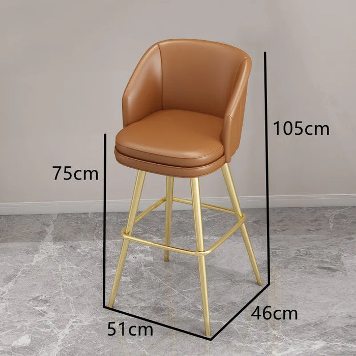 Nordic Luxury Bar Table Dining Chairs Rock Long Strip Living Room Lounge Chairs for Kitchen 4 Chair Sets 스툴 의자 Home Furniture