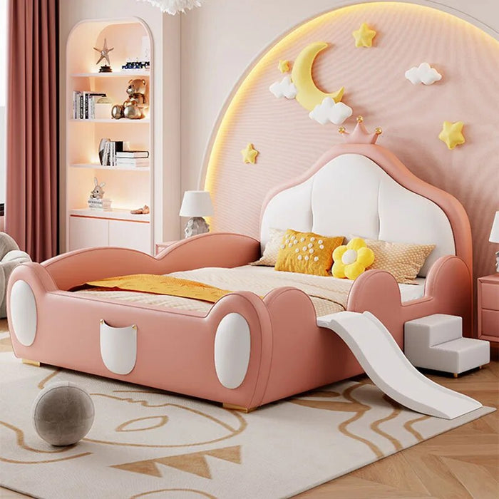 Kids Headboards Children Bed Frame Luxury Toddlers Platform Castle Children Bed Modern Letto Castello Kids Bedroom Furniture
