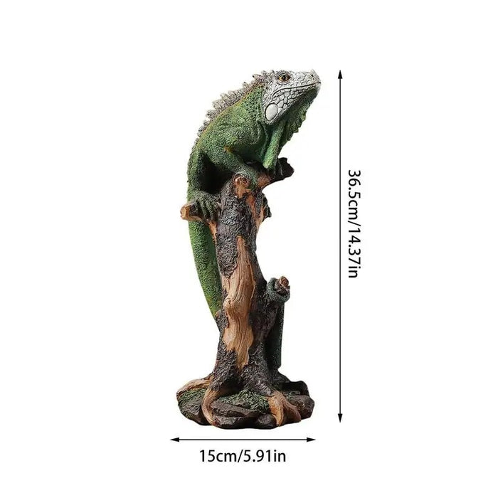 Lizard Statues Vivid Eco-Friendly Tabletop - Home Decor Items - Unique Tabletop Decor