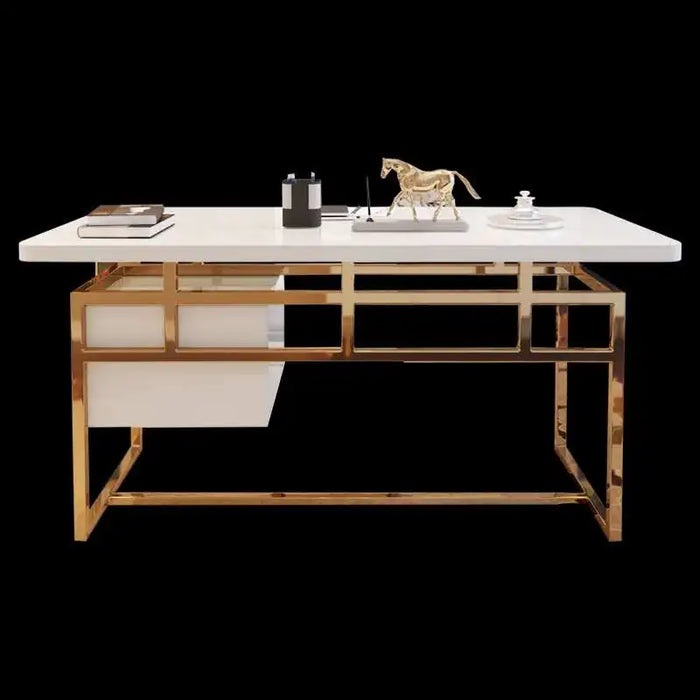 Post-modern beauty salon reception desk Factory Wholesale Nordic Luxury Office Furniture Executive Director Desk Simple Carved