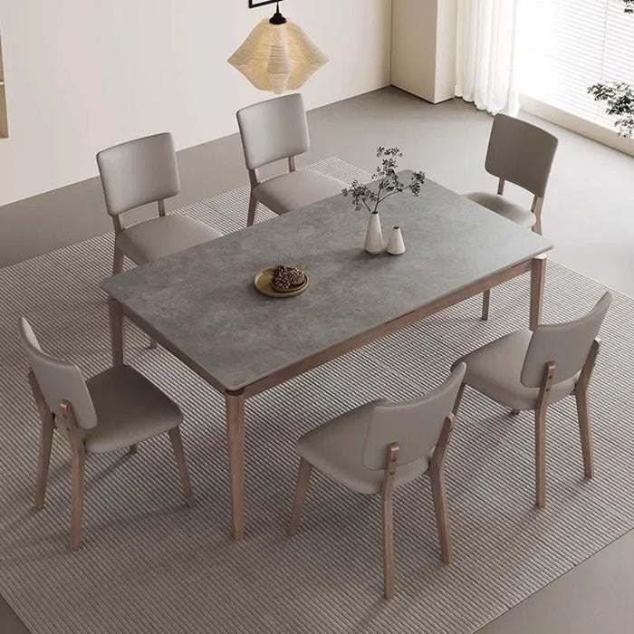 Legs Japan Style Dining Table Wooden Rectangle Waterproof Breakfast Dining Table Modern Design Table A Manger Home Furniture