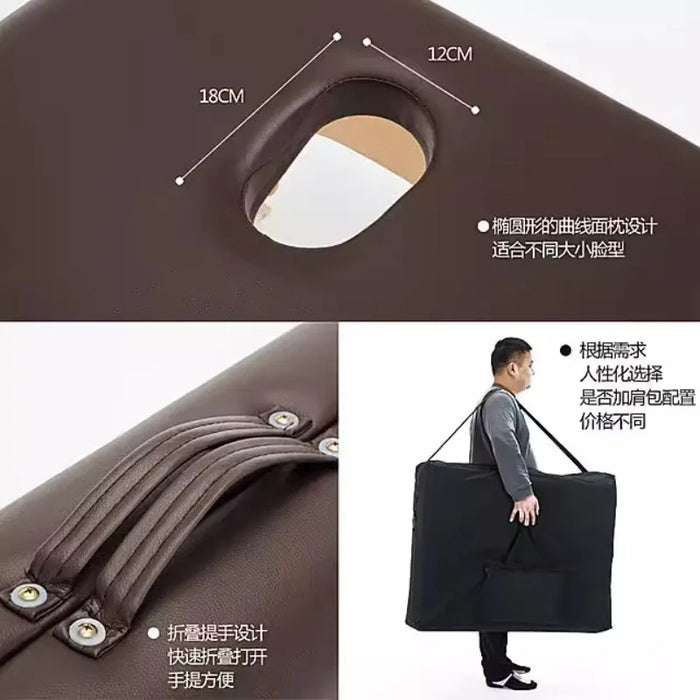 New Folding Massage Bed Beauty Body Massage Acupuncture Tattoo Bed Home Portable Beech Health Weight Loss Bed