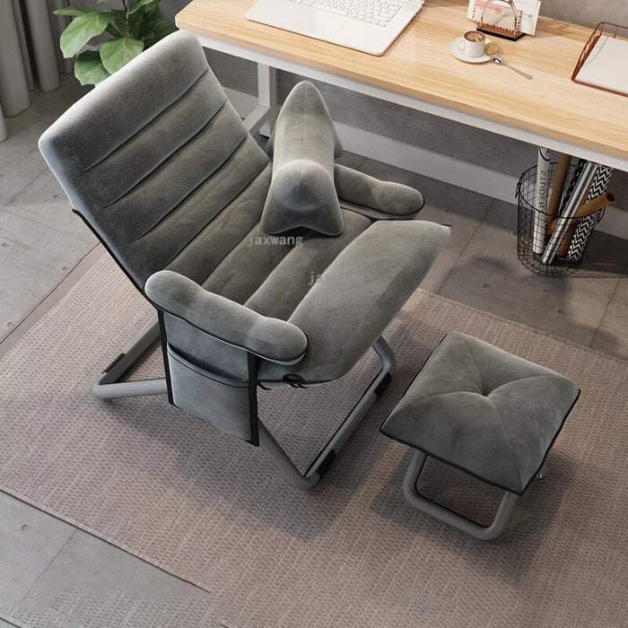 Fabric Leisure Office Chairs Simple Home Computer Chair Lazy Dormitory Folding Sofa Modern Backrest Game Chair Office Furniture