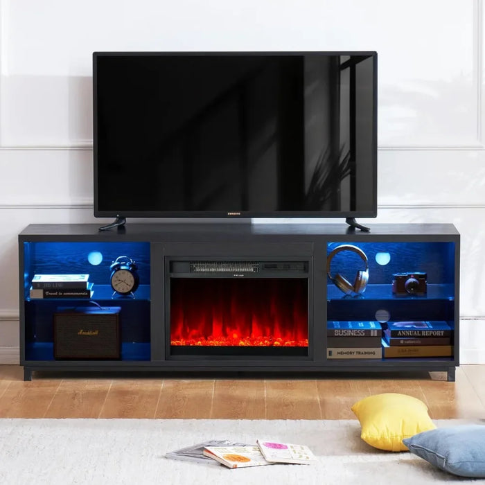 Tv Cabinet 68 Inch Modern TV Cabinet With AElectric Fireplace Free Shipping Stand Living Room Furniture Table Home