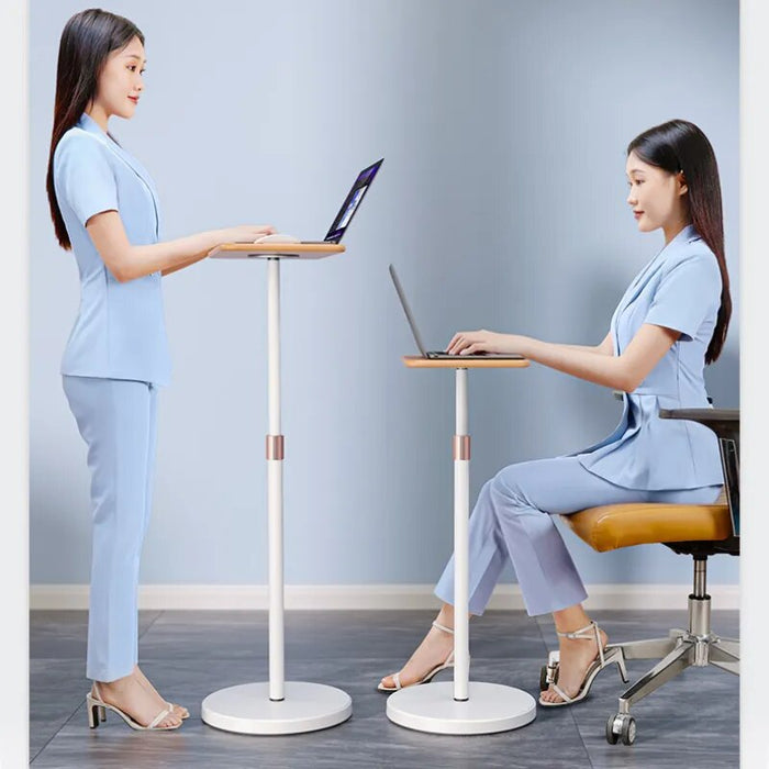 Home Convenience Laptop Stand Lifting Mobile Folding Table Angle Adjustment Computer Table Multi-scene Applicable To Office Desk