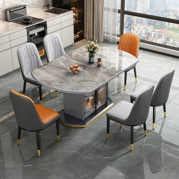 Living Room Dining Room Set Designer Nordic Square Table Combination Modern Extendable Tavolino Da Salotto Kitchen Furniture