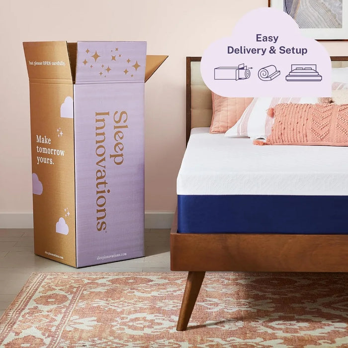 Shiloh 12 Inch Memory Foam Mattress, King Size, Bed in a Box, Cradling Medium Support