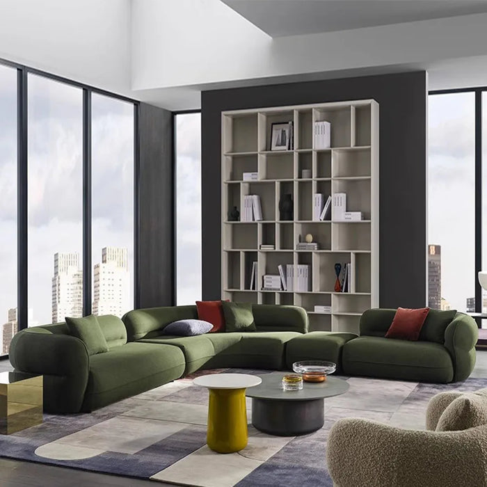 Green Adult Sofa Bed Modular European Modern Art Room Multifuncional Anti Slip Bedroom Sofa Dormitorio Kanepe Sponge Furniture