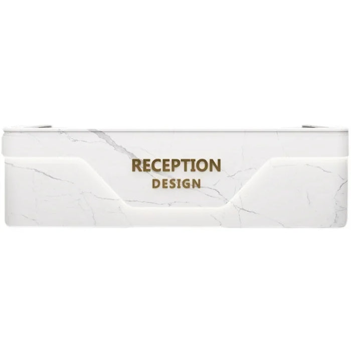 Office White Reception Desks Conference Shelf Front Commercial Display Reception Desks Hotel Meuble De Reception Furniture