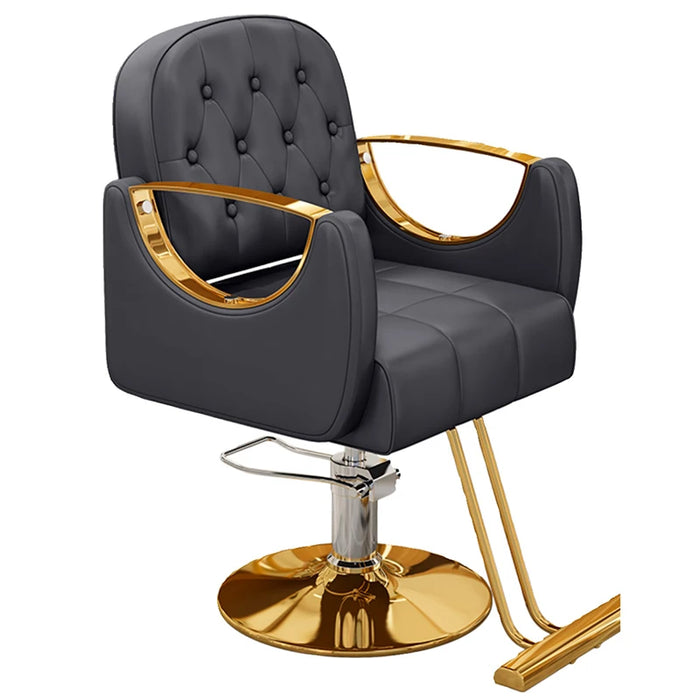 Beauty Manicure Barber Chair Dressing Tattoo Wheels Swivel Salon Chair Facial Office Silla De Barbero Barber Equipment OK50LF