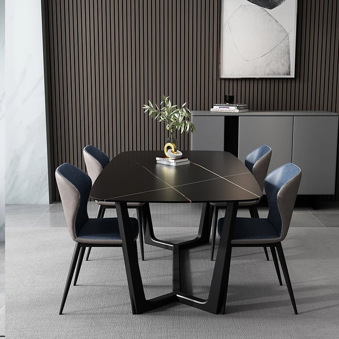 High Kitchen Table Outdoor Luxury Black Nordic Dining Table Balcony Free Shipping Muebles Para El Hogar Decoration Accessories